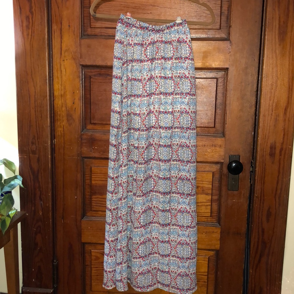 Long Flowing skirt with slits